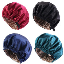 Load image into Gallery viewer, Satin Hair Bonnet with Adjustable Band