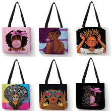 Load image into Gallery viewer, Large Eco Afrocentric Tote