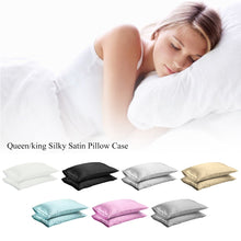 Load image into Gallery viewer, Queen/King Silk Satin Pillow Case (Hair Protection)