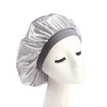 Load image into Gallery viewer, Hair Styling Cap - Solid Satin Bonnet for long/short Hair