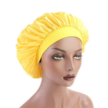 Load image into Gallery viewer, Hair Styling Cap - Solid Satin Bonnet for long/short Hair