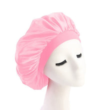 Load image into Gallery viewer, Hair Styling Cap - Solid Satin Bonnet for long/short Hair