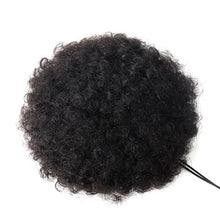 Load image into Gallery viewer, Afro Kinky Curly Ponytail Remy 4B 4C Clip In Extensions