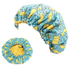 Load image into Gallery viewer, New Kids Adjustable African Print Satin Bonnet