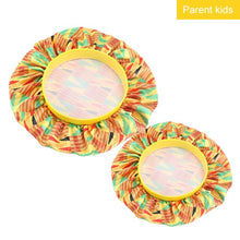 Load image into Gallery viewer, Mummy and Me Girl's African Print Satin Bonnet