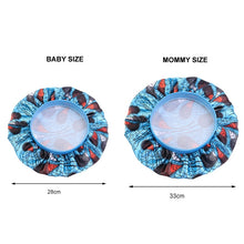 Load image into Gallery viewer, Mummy and Me Girl's African Print Satin Bonnet