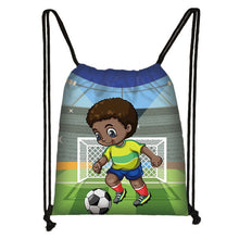 Load image into Gallery viewer, Afrocentric Boys Drawstring Bag
