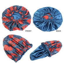 Load image into Gallery viewer, Women's Satin Lined Printed Ankara Bonnet