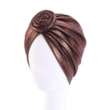 Load image into Gallery viewer, Vintage Style Metallic Turban