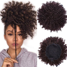 Load image into Gallery viewer, Short Afro Drawstring Ponytail