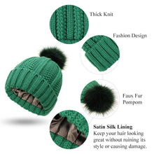 Load image into Gallery viewer, Silk Satin Lined Beanie