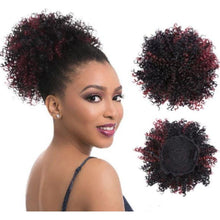 Load image into Gallery viewer, Short Afro Drawstring Ponytail