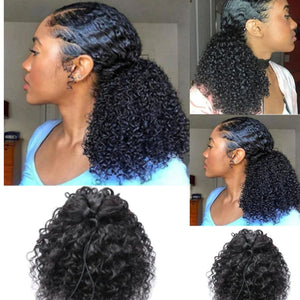 Kinky Curly Ponytail Clip-Ins