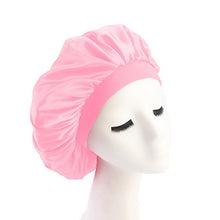 Load image into Gallery viewer, Hair Styling Cap - Solid Satin Bonnet for long/short Hair
