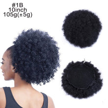 Load image into Gallery viewer, Afro- High Puff Afro Kinky Curly Ponytail
