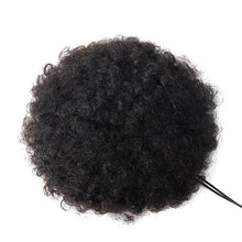 Load image into Gallery viewer, Afro Kinky Curly Ponytail Remy 4B 4C Clip In Extensions
