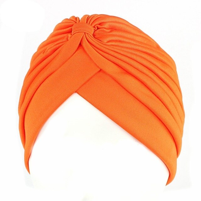 Plain Solid Turban Headwear