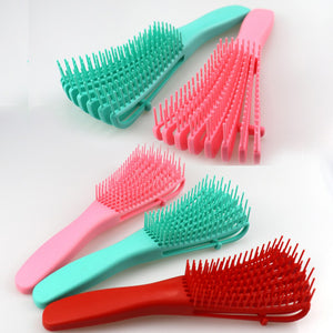 Afro Detangler Brush for Curly Hair or Thick Kinky Hair 3a-4c