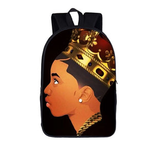 Afrocentric Boys Backpack Bags (Standard Size)