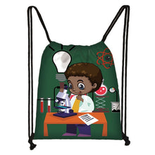 Load image into Gallery viewer, Afrocentric Boys  Drawstring Bag
