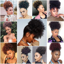 Load image into Gallery viewer, Short Afro Drawstring Ponytail

