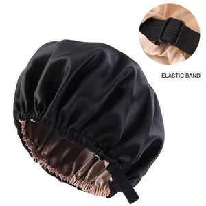 Satin Hair Bonnet with Adjustable Band