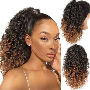 Kinky Curly 14 inch Ponytail