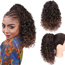 Load image into Gallery viewer, Kinky Curly 14 inch Ponytail

