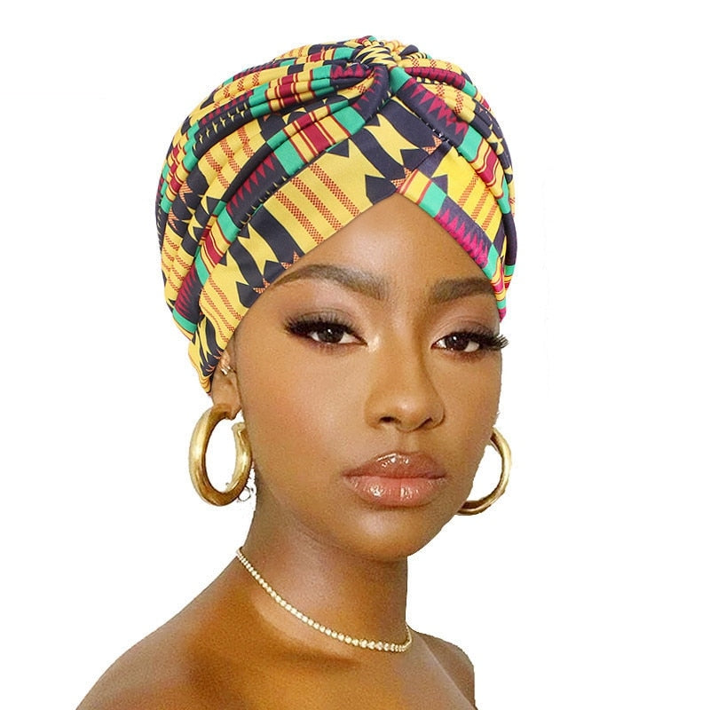African Printed Turban for Women