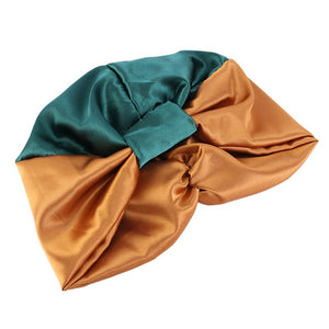New Women's Satin Silk Salon  Bonnet