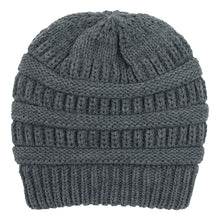 Load image into Gallery viewer, Knitted Satin Silk Lined Beanie Hat
