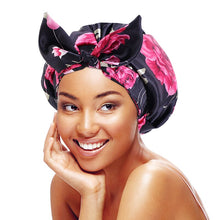 Load image into Gallery viewer, Luxury Adjustable Shower Caps with Bow-knot

