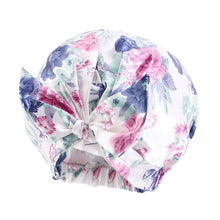 Load image into Gallery viewer, Luxury Adjustable Shower Caps with Bow-knot
