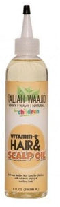 Taliah Waajid - Kinky Wavy Natural  Hair & Scalp Oil  with Vitamin E for kids 8oz