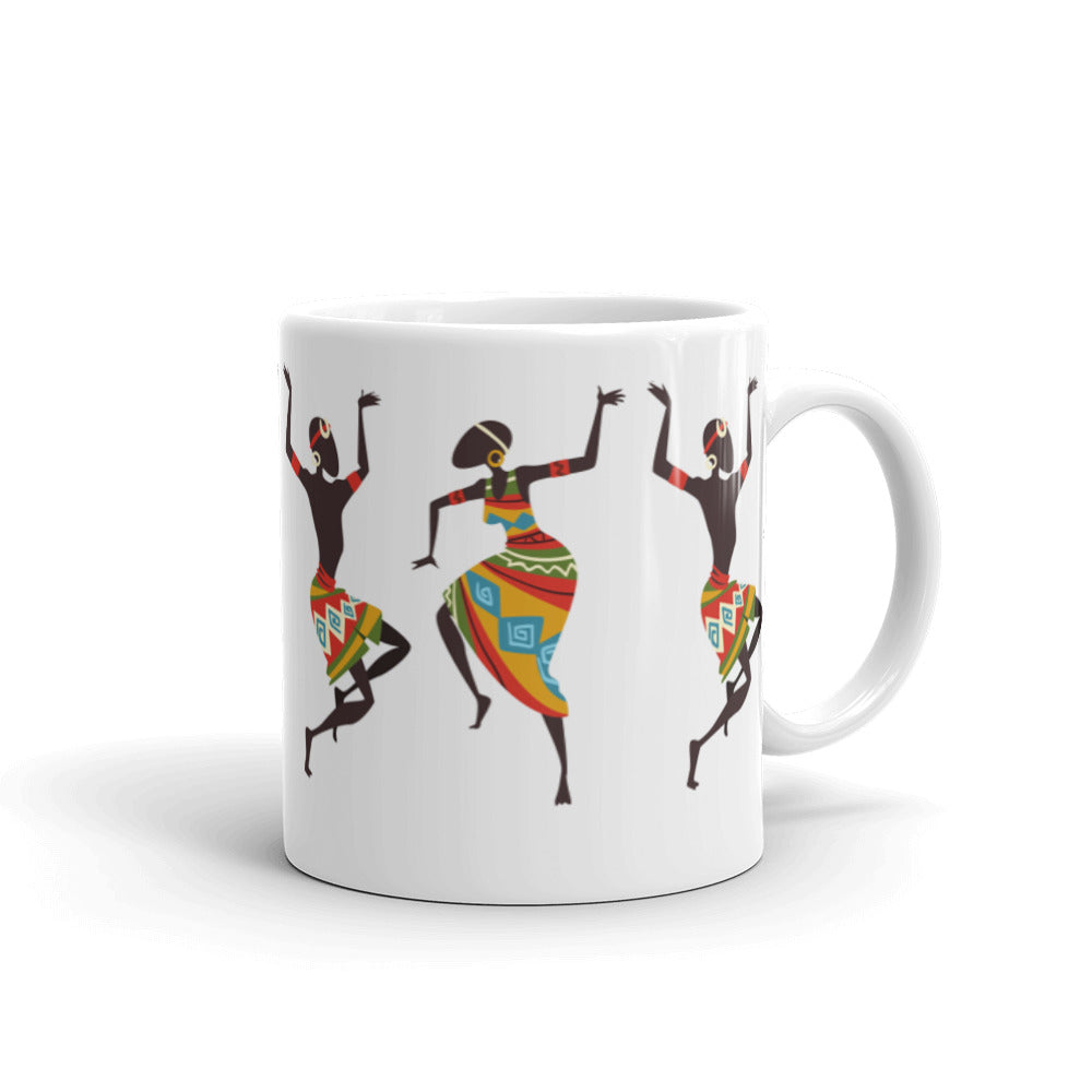 African Dance Glossy Mug